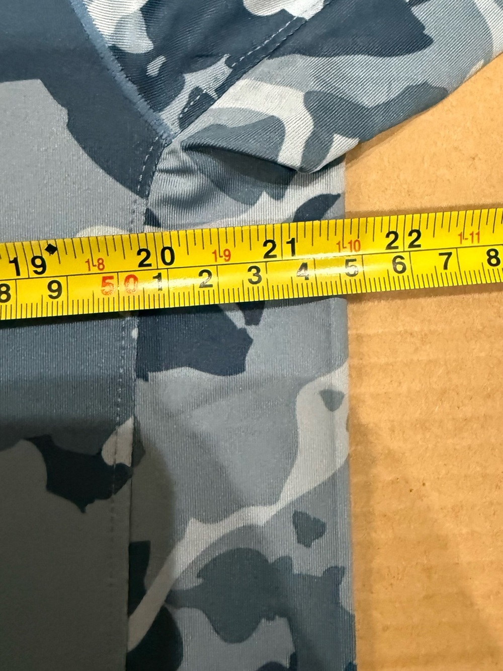 Simms Blue Camo Hooded Long-Sleeve Pullover Size M - Picture 7 of 9